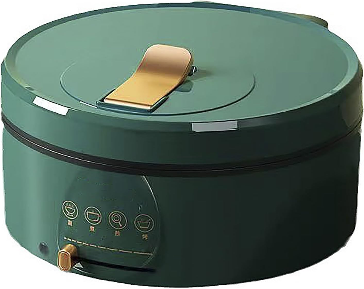 Sartén Eléctrica Antiadherente 500W con Tapa y Control de Temperatura