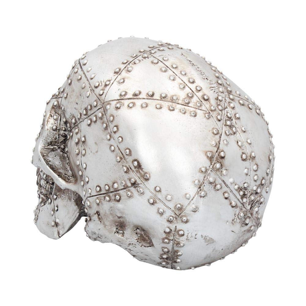 Nemesis Now Figurine tête de Rivets Argenté 18 cm