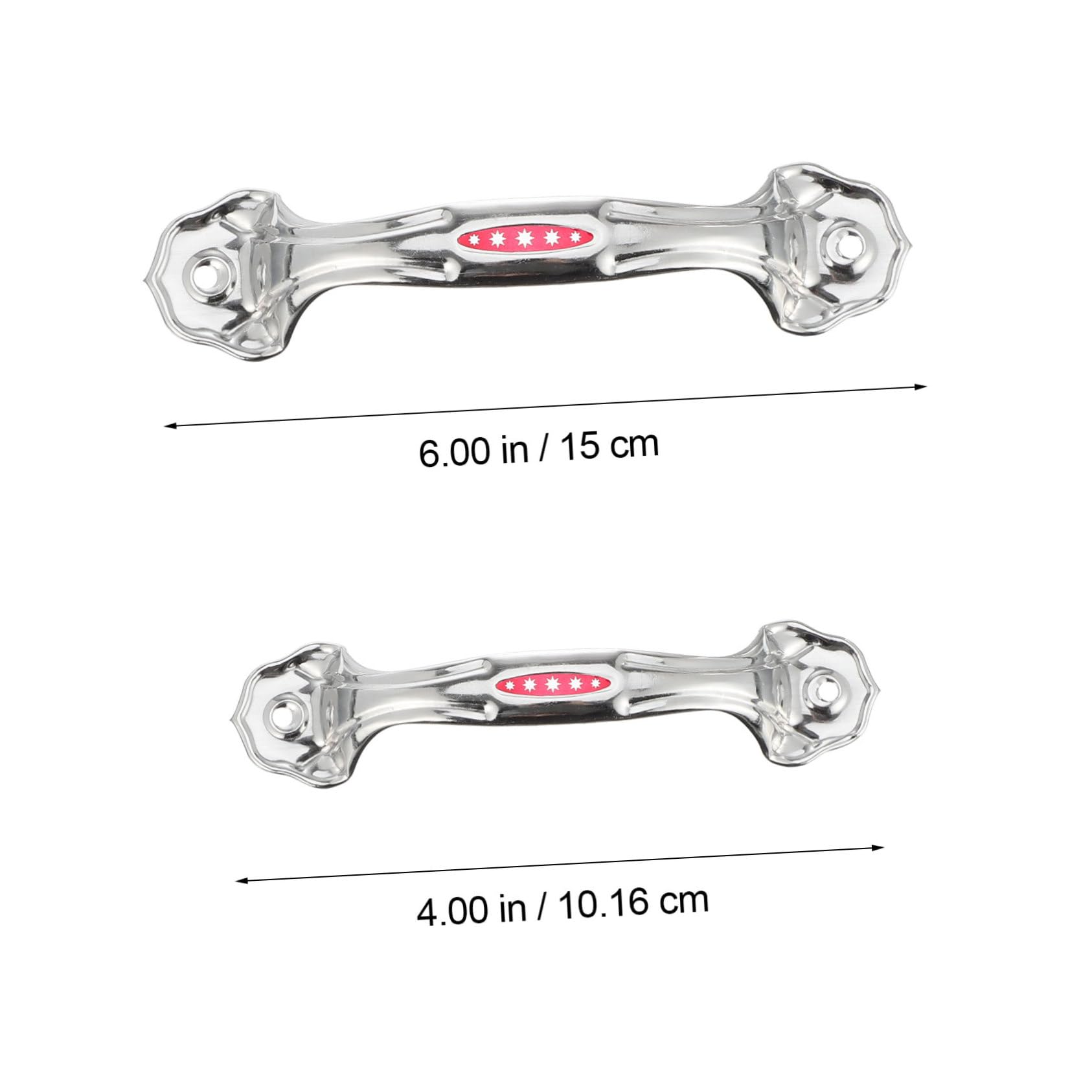 WOONEKY Modern Stainless Steel Cabinet Handles 24pcs Set Strong and Safe Anti-Skid Knobs Elegant Knobs for Home Decor