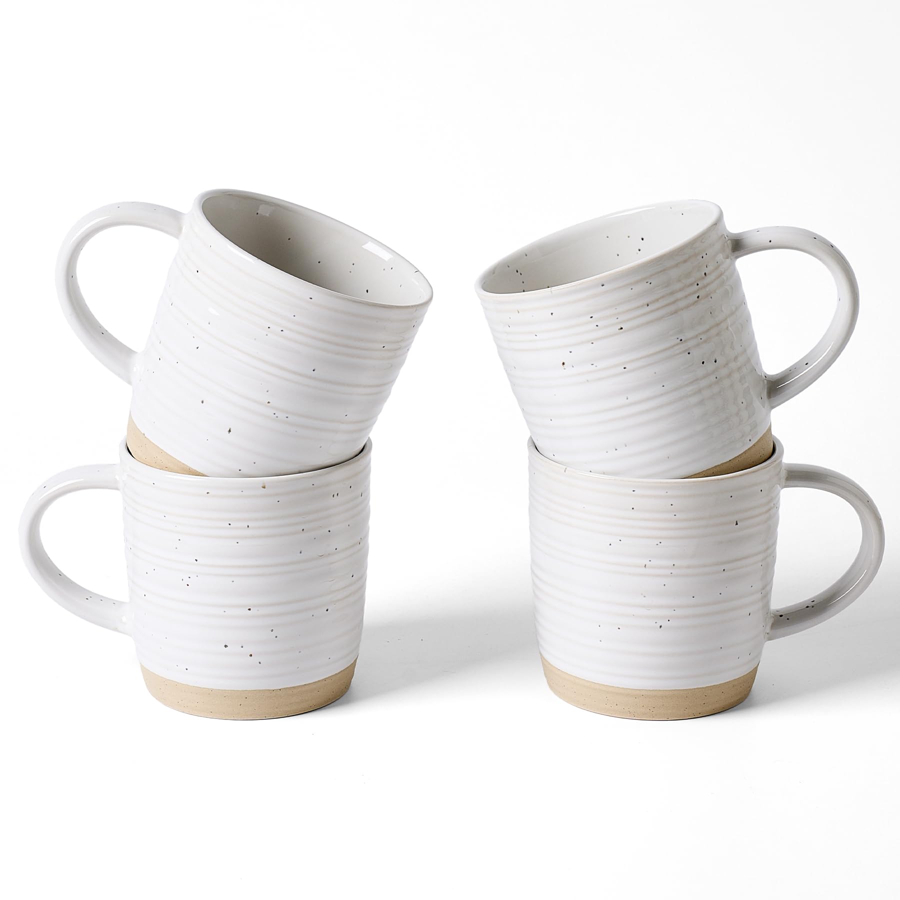 Mug en céramique constellation blanc cadeau idéal coffret de 4 tasses à thé
