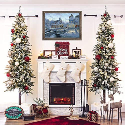 IFLOVE Christmas Snow Puzzle Holiday Snow Snowman Jigsaws Gift 1000 Pieces-Themes Puzzle Sets for Family, Brain Challenge Puzzle for Kids and Adult (Snow)