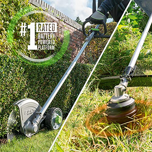 Image of EGO POWER+ 15 inch String Trimmer and 8 inch Edger Attachments with Multi-Head System Power Head, Includes 56V 5.0Ah Battery & Charger - MHC1502