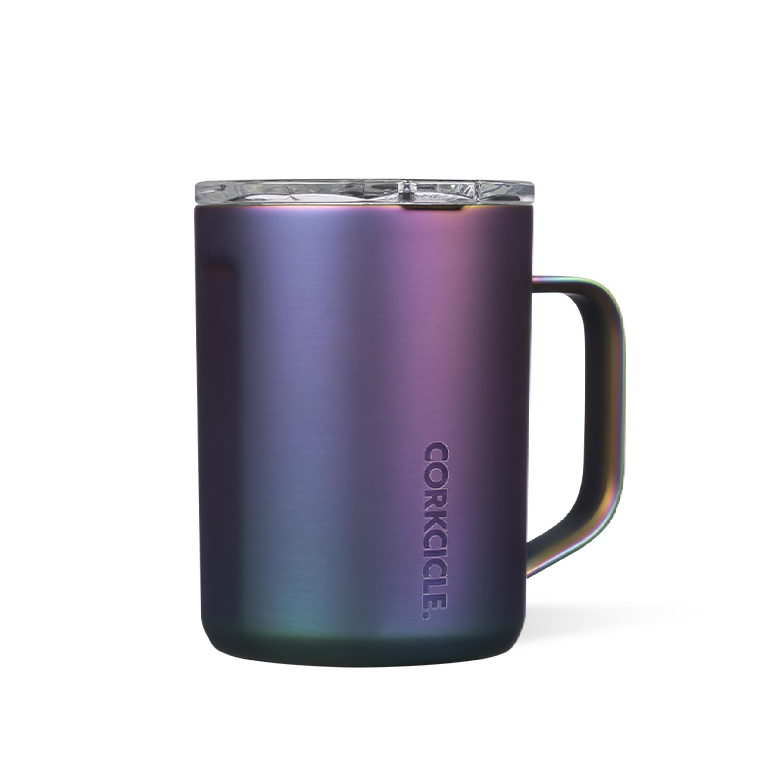 Corkcicle Classic Coffee Mug - Triple Insulated Stainless Steel for Travel - Shatter-Proof Lid - Keeps Drink Hot Over 3 Hours - Holiday Mug Gift - Great for Gifting Warmth - 16 oz - Dragonfly