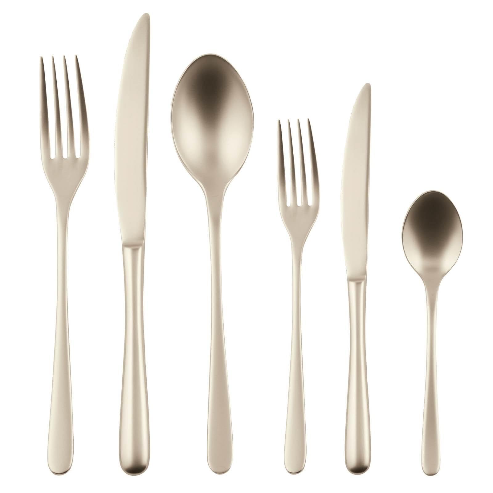 Sambonet Servizio 36 Pz Monoblocco Taste Antique Pvd Champagne