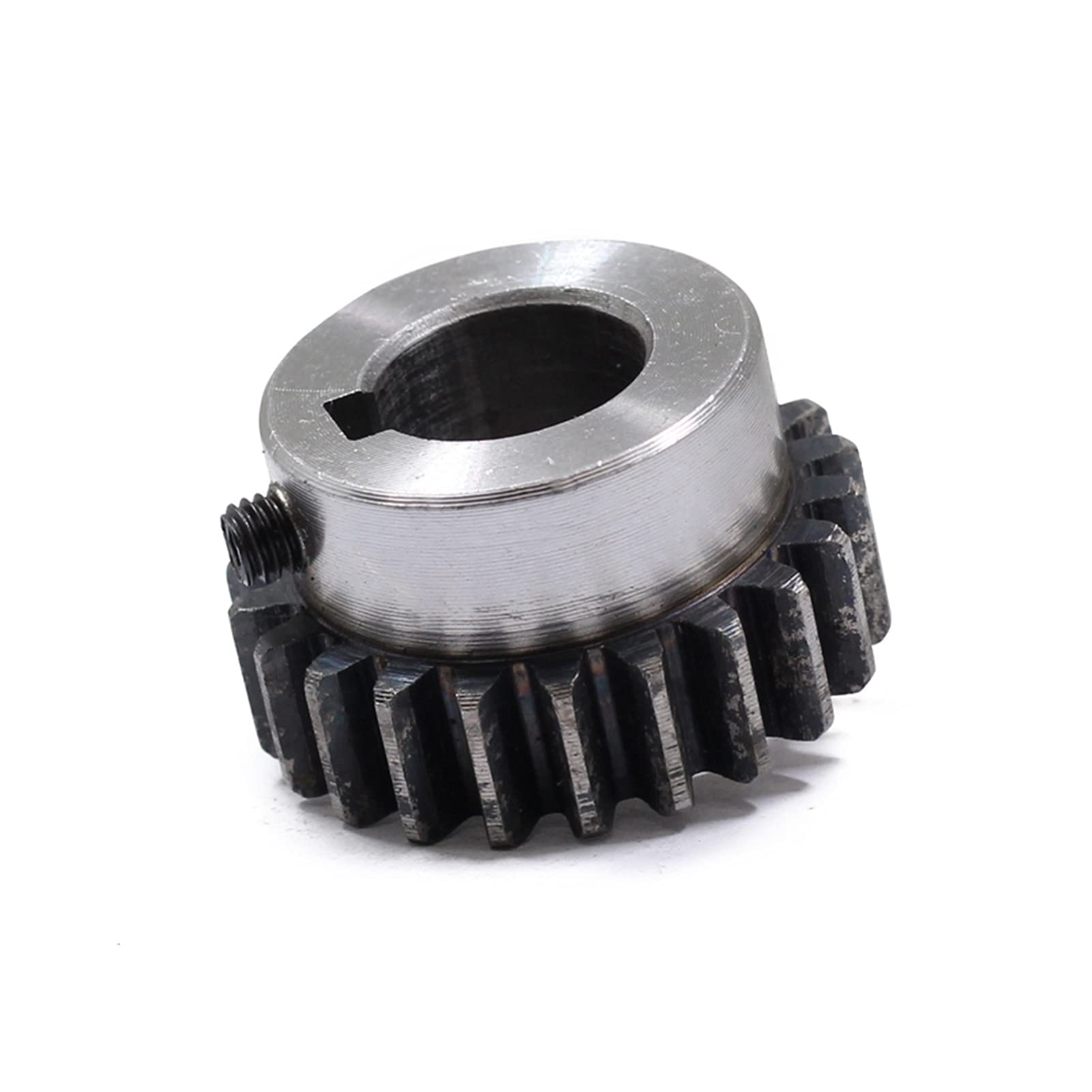 TMP1105 1.5M 18Teeth Spur Gear with Stage Metal Motor Boss/Convex Gear Inner Hole 8/10/12/15mm Gear Rack Transmission (Hole Diameter : 15mm)