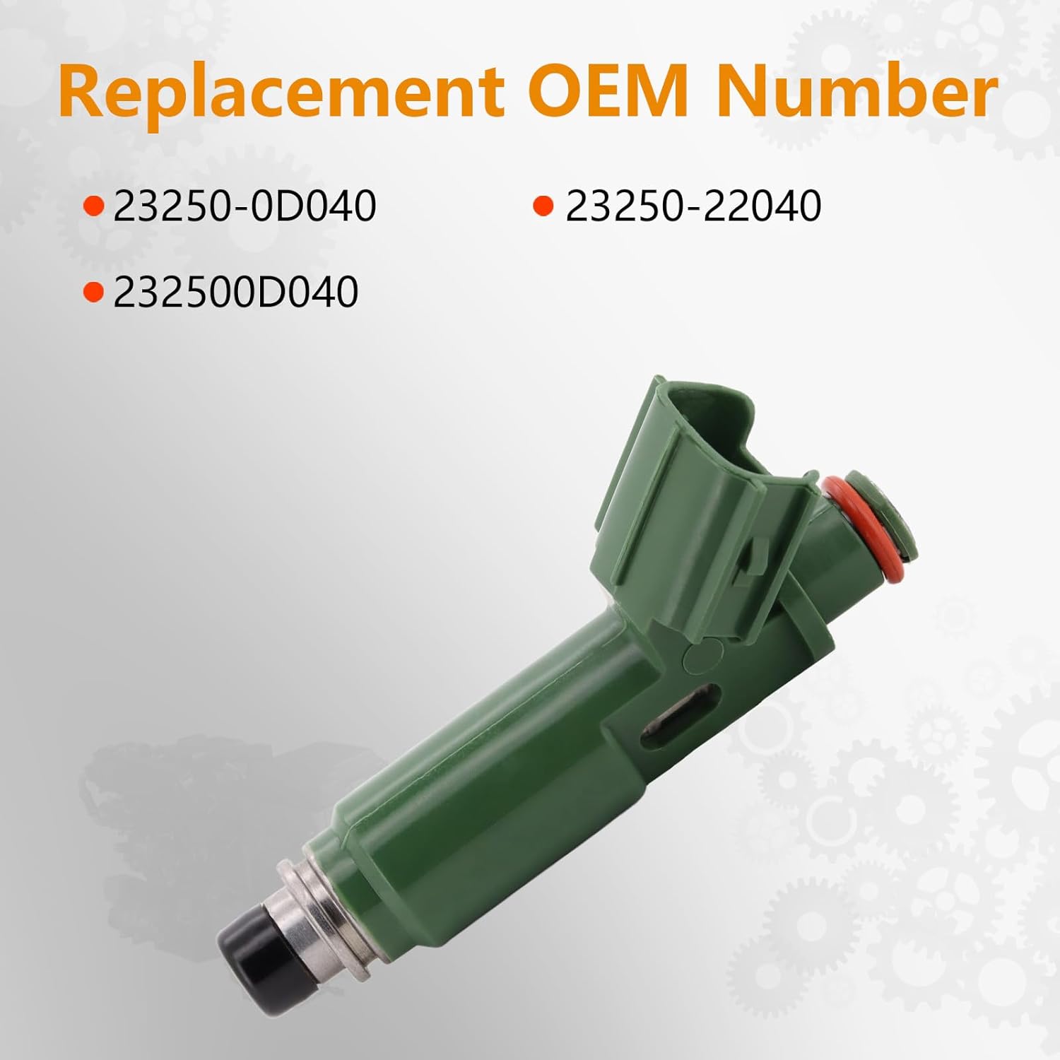 Fuel Injector 23250-22040 Compatible with Toyota Celica MR2 Spyder Corolla Matrix Chevy Prizm Pontiac Vibe 1.8L L4 Gas DOHC 2000-2006 12 Holes Replace 23250-0D040