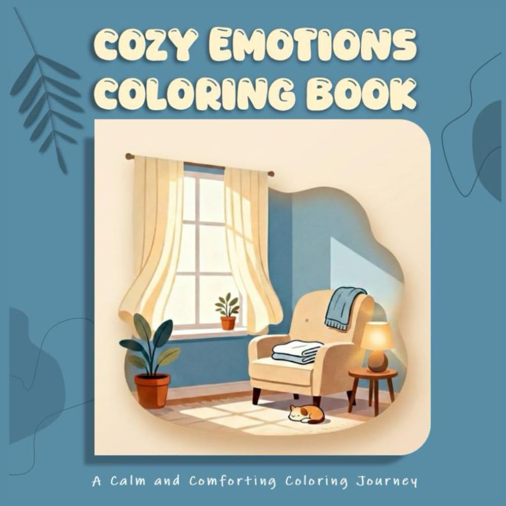Cozy Emotions Coloring Book: A Calm and Comforting Coloring Journey