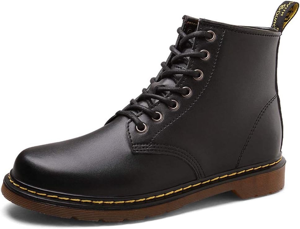 Casual Heightening 3.1 inch Boots Mens High Top Elevator Shoes Black Brown Oxfords