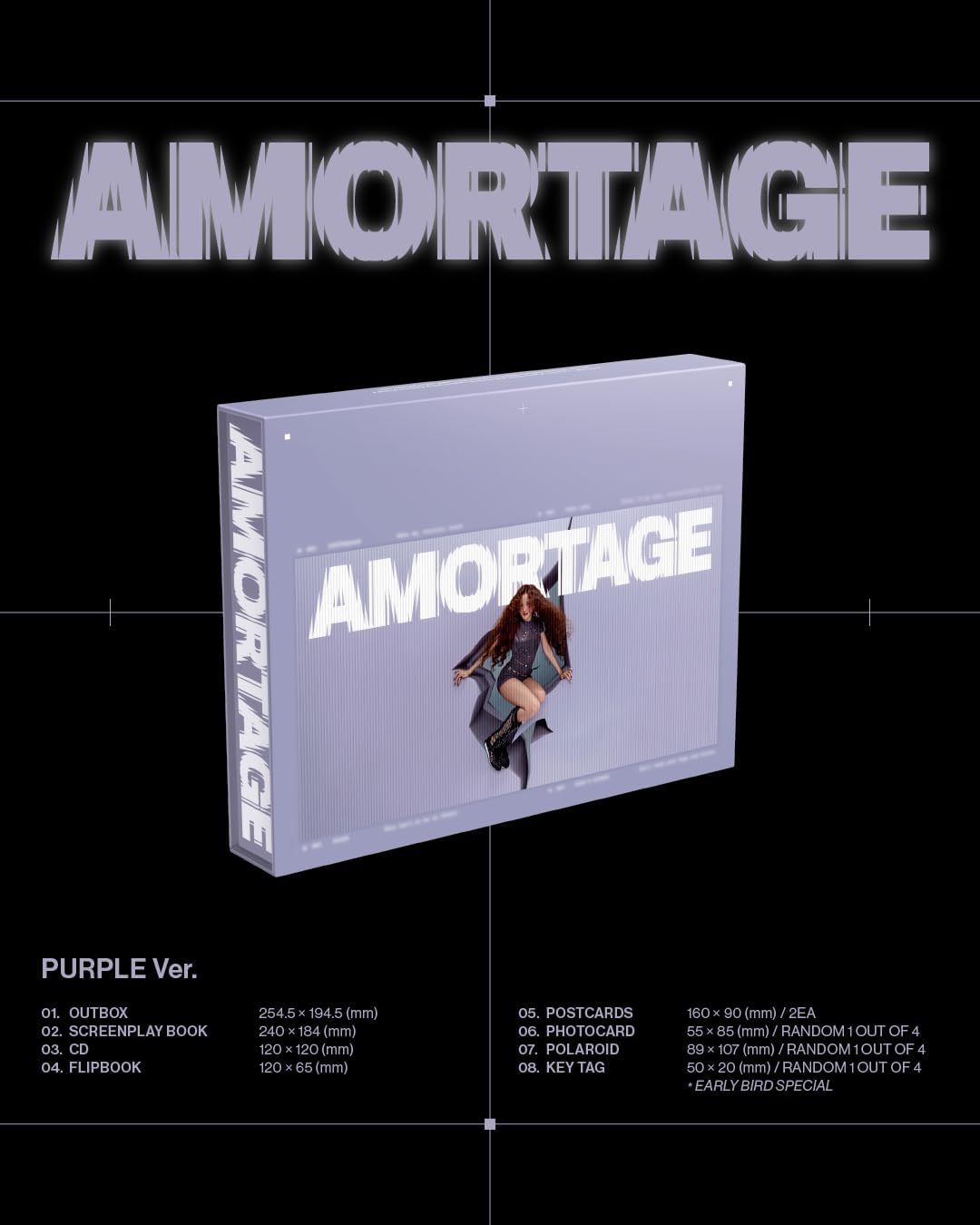 Amazon.co.jp: JISOO Mini Album [AMORTAGE] EXCLUSIVE EDITION（韓国盤）: ミュージック
