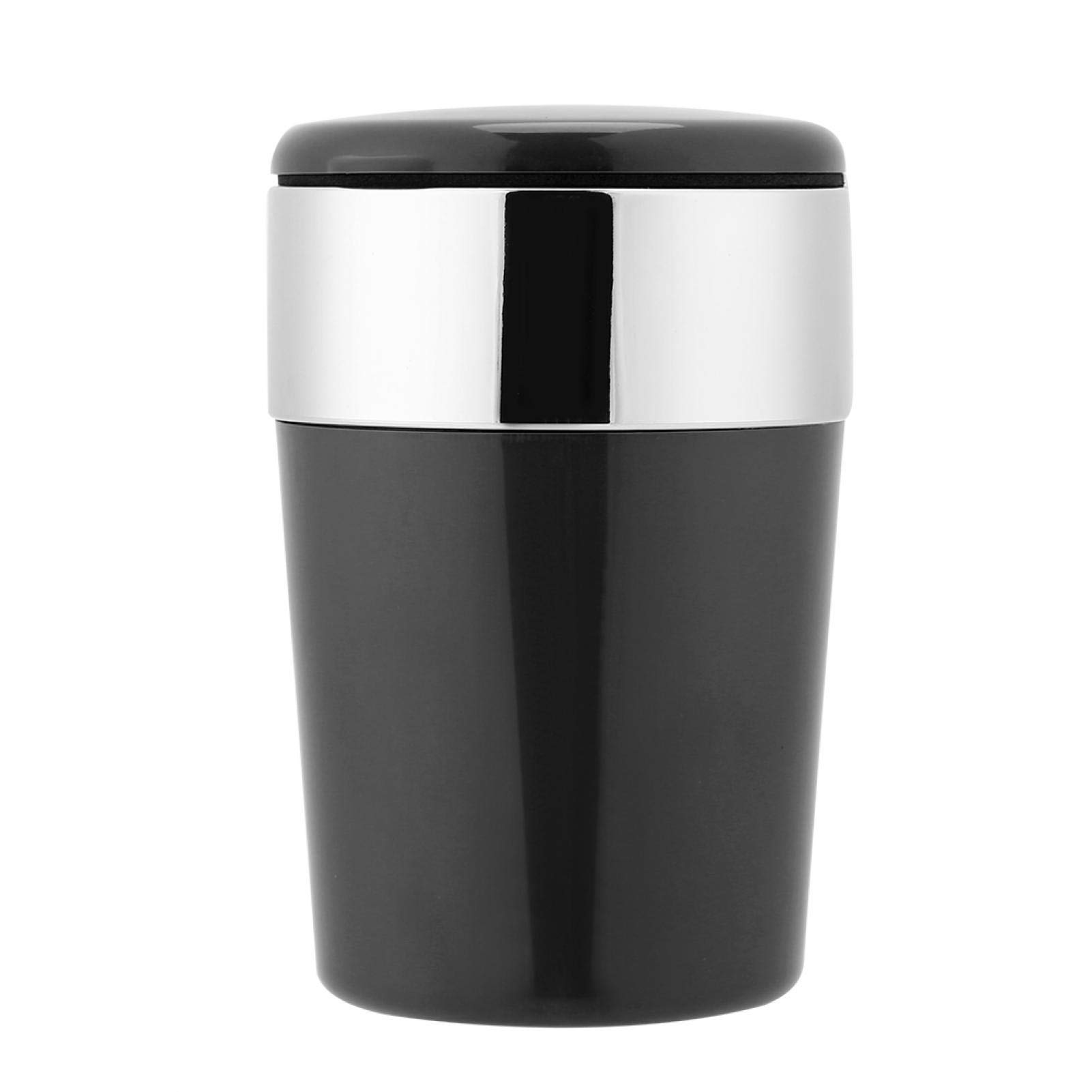 Nuobi Car Cinder Holder, Car Ashtray, Car Smokeless Ashtray Beautiful & Practical Car Decor Cylinder Cup Holder for Home for Car Cup(Black)
