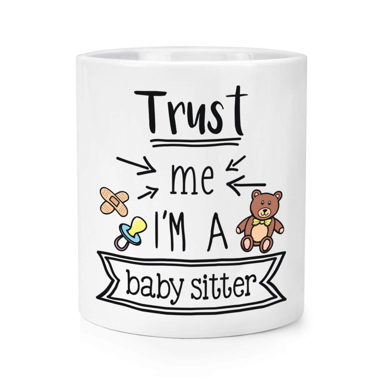 Trust Me I‘M A Driver Make-Up Pinsel Dose – Keramik-Behälter, 90mm X 80mm, Lustiges Design