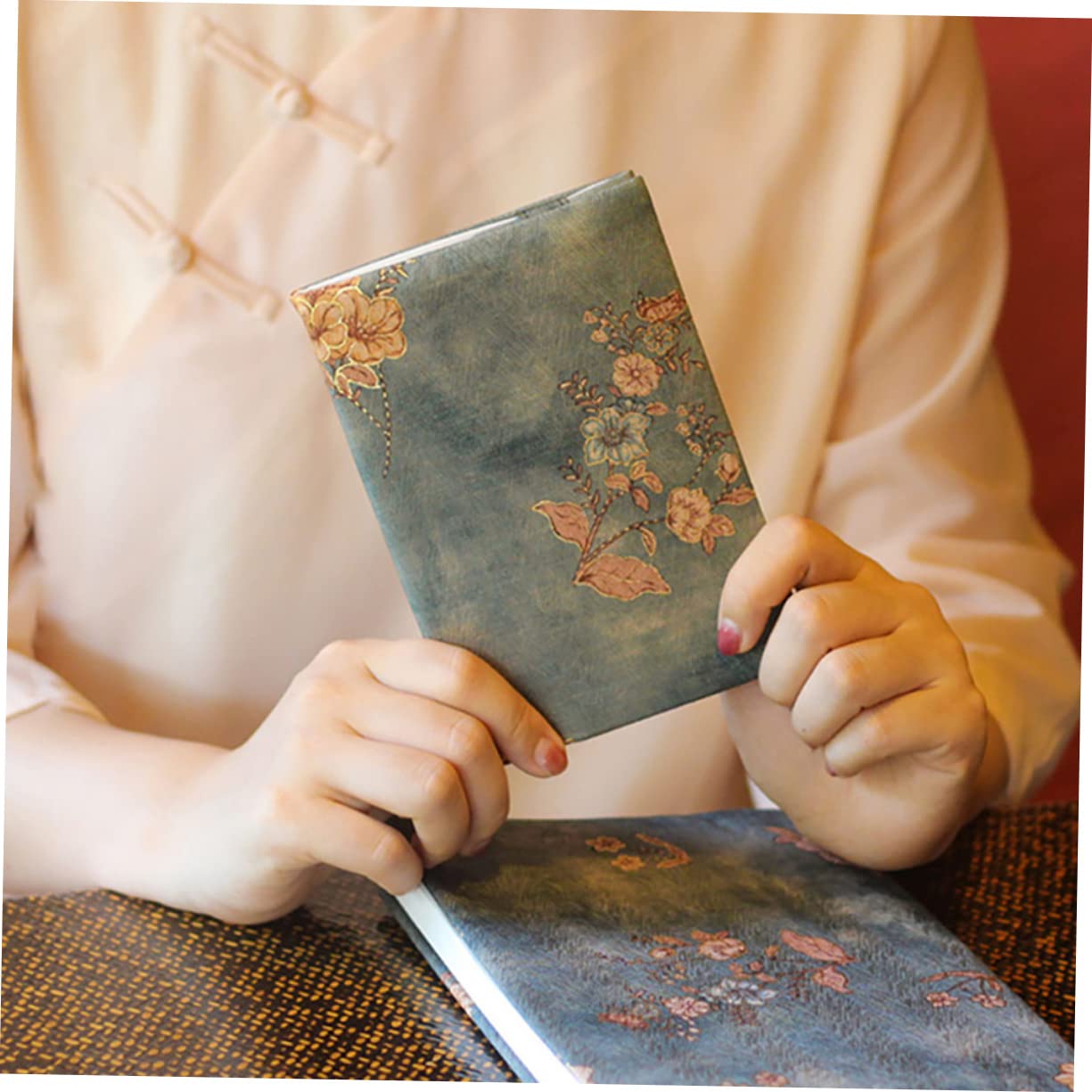 4piezas Funda De Libro De Lavable Diseño Decorativo Protector De Libros Para Uso Escolar y Personal Funda De Artesanal