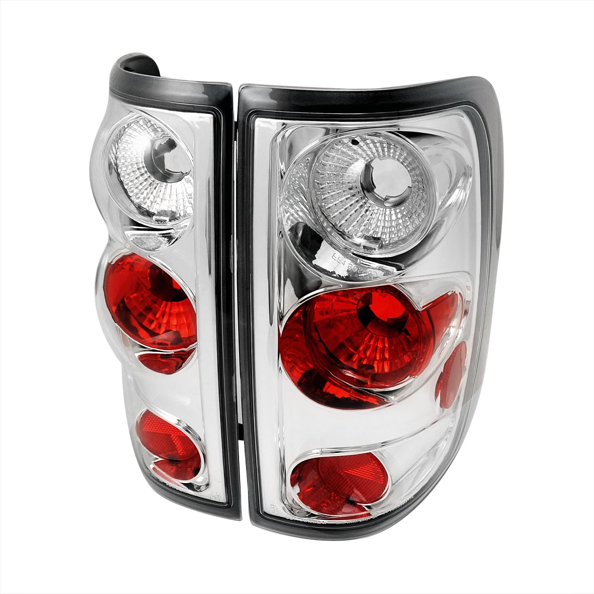 Chrome Clear Headlights With DRL For 1994-1998 Chevy C/K Pickup – Composite Style, Pair, No Bulbs Included 9 thumbnail image