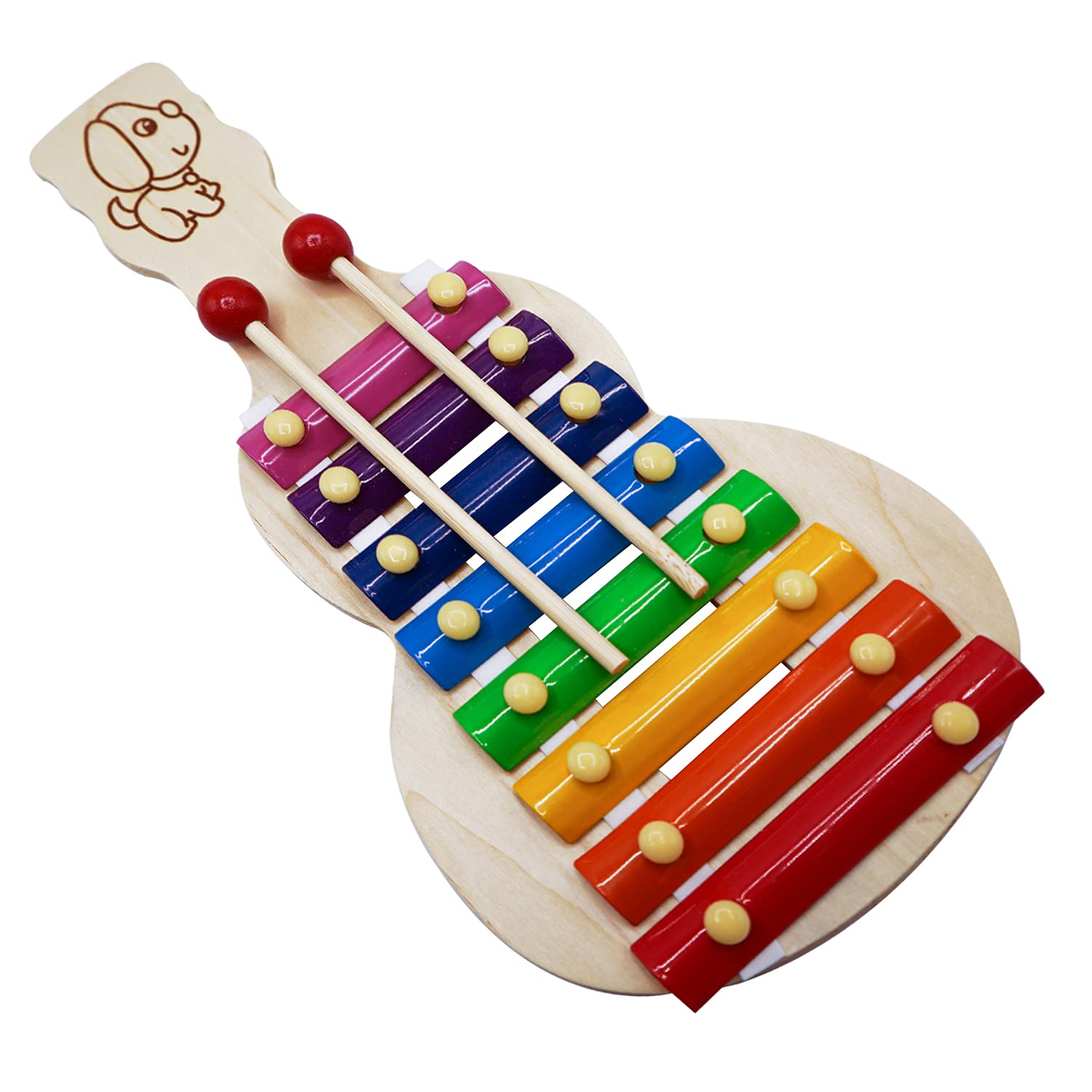 Buy Naayaab Craft Guitar Xylophone with 8 Tones, Musical Toy for Kids