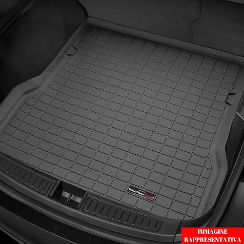 Miniatura 2 de Weathertech Forro de maletero de carga para Audi SQ8 Sportback e-tron, SQ8 e-tron, Q8 e-tron - Detrás de la segunda fila (401289), negro