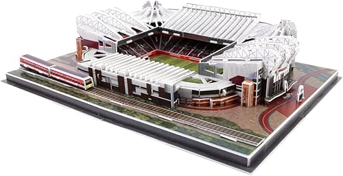 Rompecabezas clásico de estadio de fútbol, rompecabezas 3D para clubes de fútbol, kit de rompecabezas de construcción de modelo de papel 3D, regalo