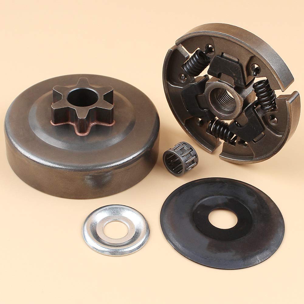 Kit de cojinete de arandela de piñón de Tambor de Embrague 6T Compatible con STIHL MS250 MS230 MS210 MS180 MS170 017018012023025 Piezas de Motosierra