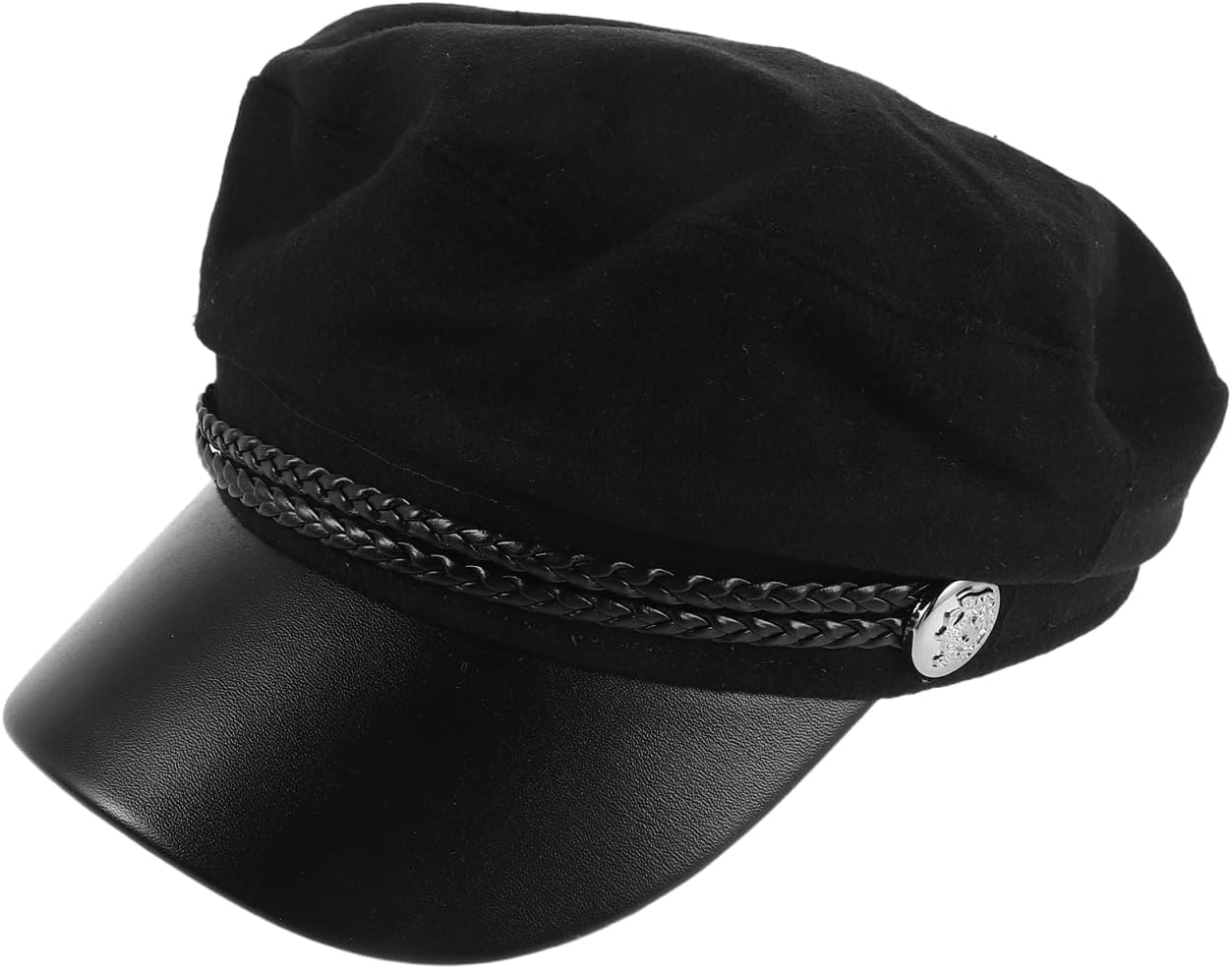 Garneck Women Newsboy Hats Black Classic Vintage Newsboy Cap Vintage Women Men Cap for Casual Party Dress