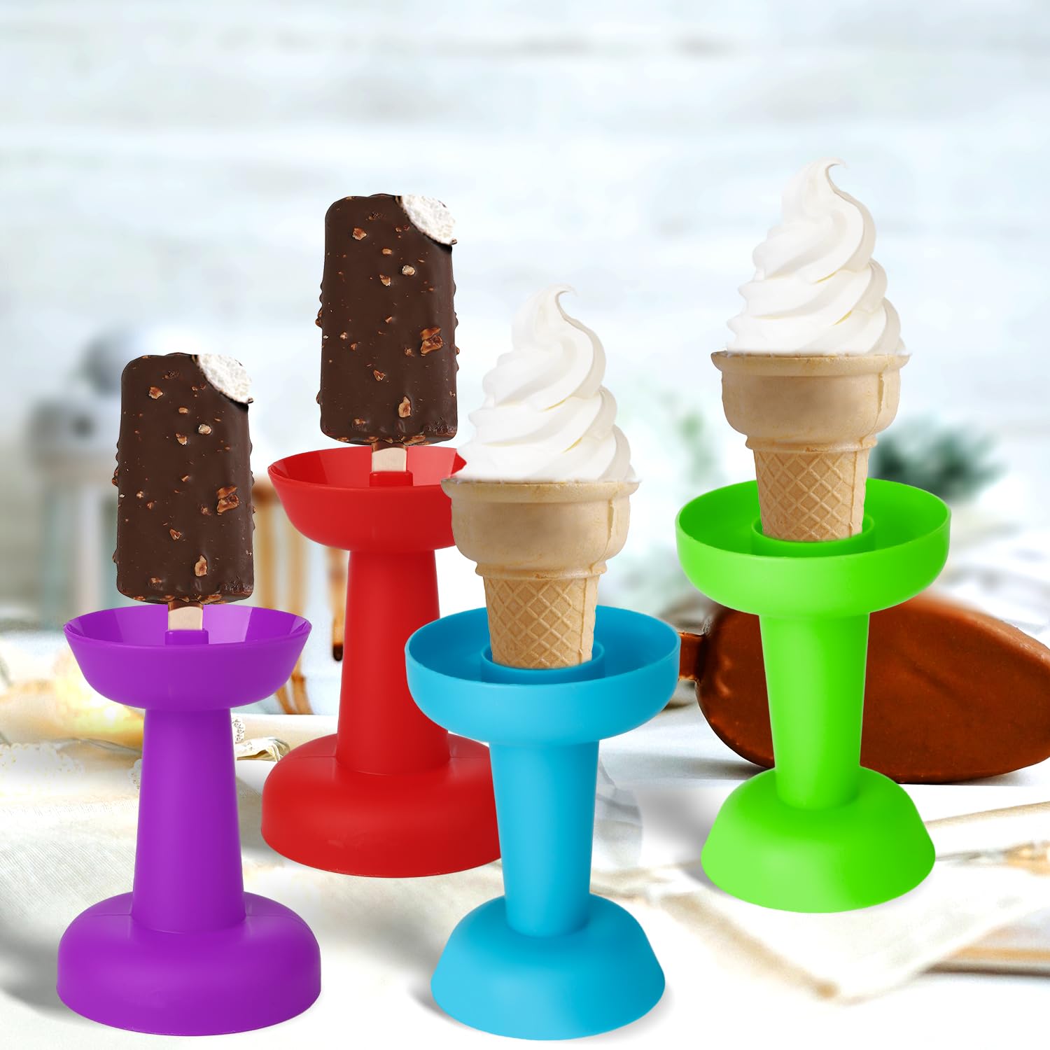 Moules à Glaçons En Silicone,moule à Glace En Forme De Glace,moules Réutilisables Pour Enfants A