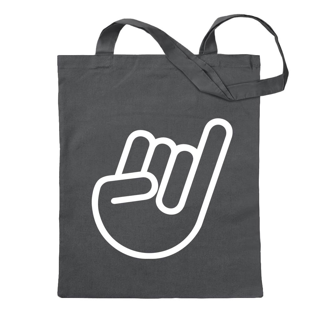 Kiwistar - Stinky Finger - Shocker Hand Jute bag in 12 printed Proverbs Sayings motifs Cotton bag Print school fitness shopping bag hanging on long handle Fun