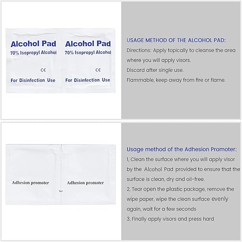 Miniatura 6 de IKON MOTORSPORTS, Viseras de ventana compatibles con Honda Civic Coupe 2001-2005, protector de lluvia solar con tinte acrílico