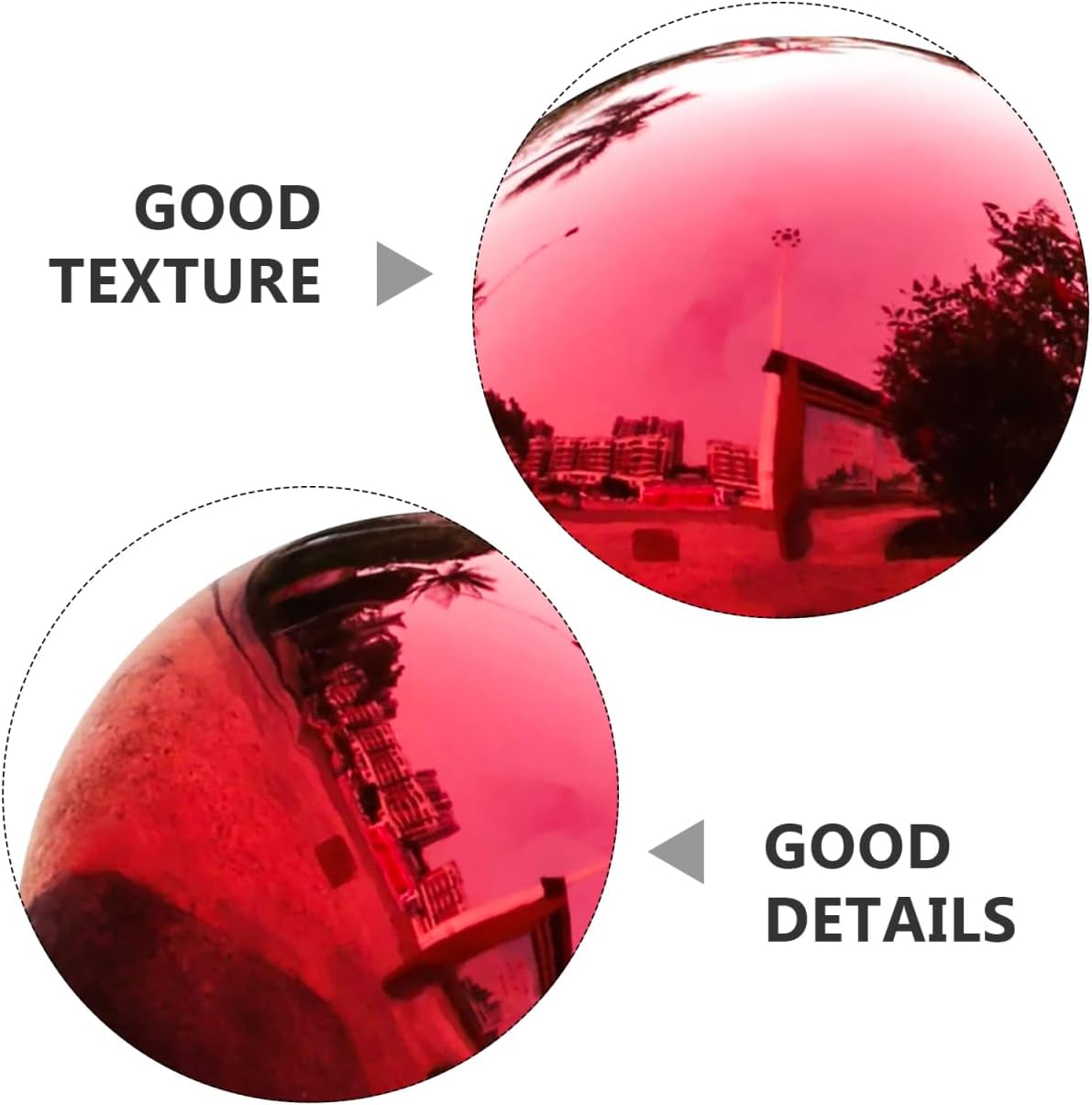 5.31 Inch Polished Colored Reflective Gazing Ball Outdoor Garden Decor Sphere for Patio Lawn Yard Sculpture