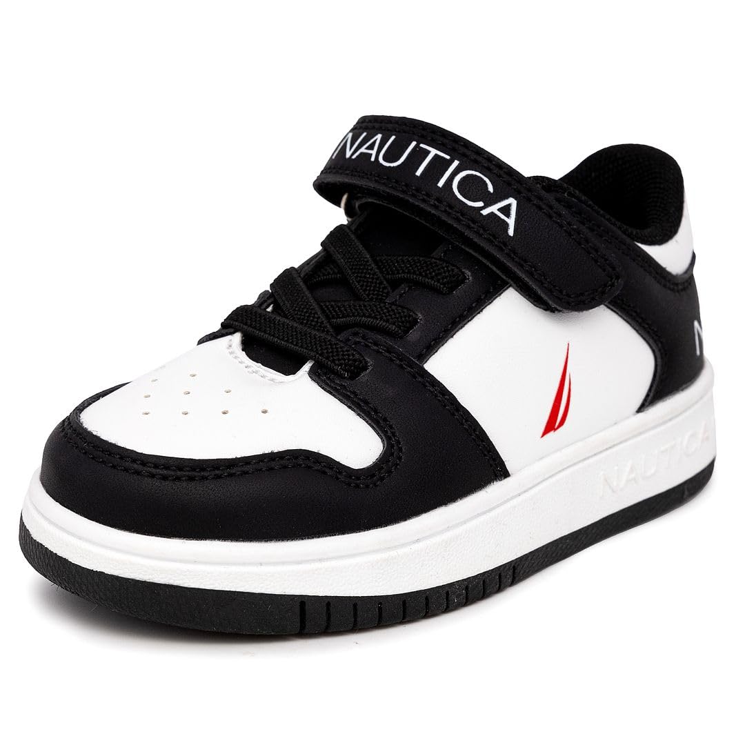 Nautica Kids Adjustable Strap Shoes | Comfortable Casual Sneakers for Boys and Girls, Toddlers &amp; Little Kids