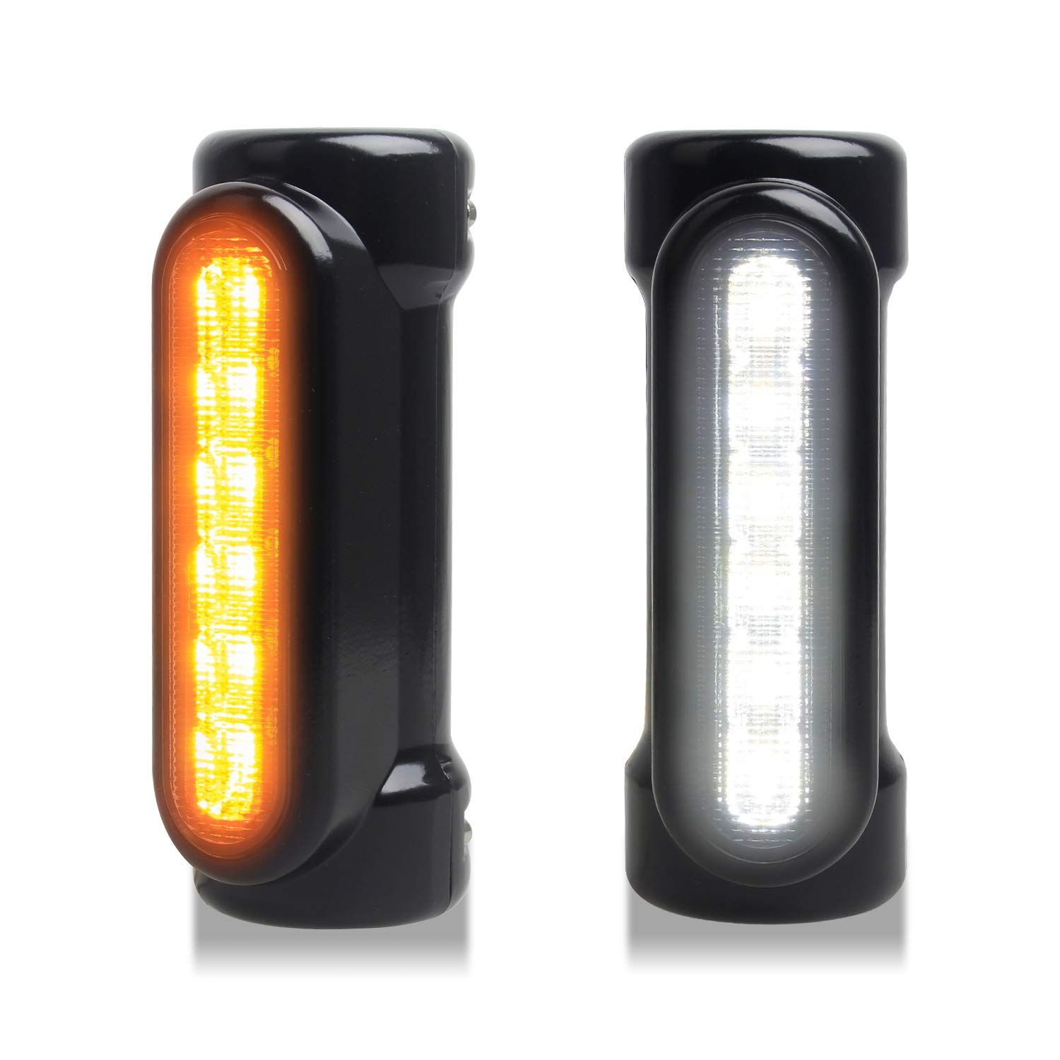 Buy NTHREEAUTO 1 1/4 Inch Highway Bar Light LED C Bar Turn Signal