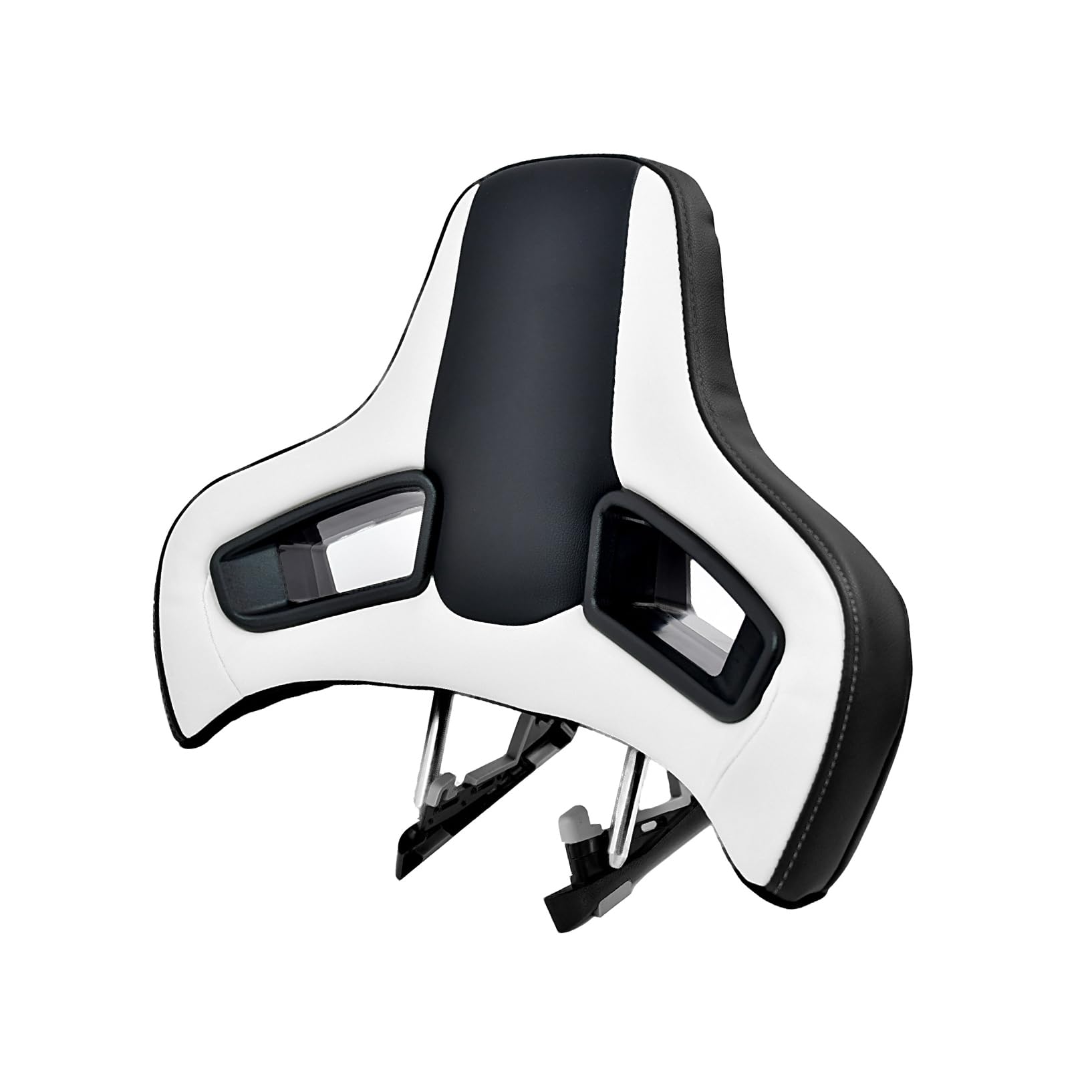 1 appui-tête de siège de course de sport 496 x 386 cm, repose-tête amovible en cuir hautement élastique à emboîter, diamètre de la tige : 14 mm