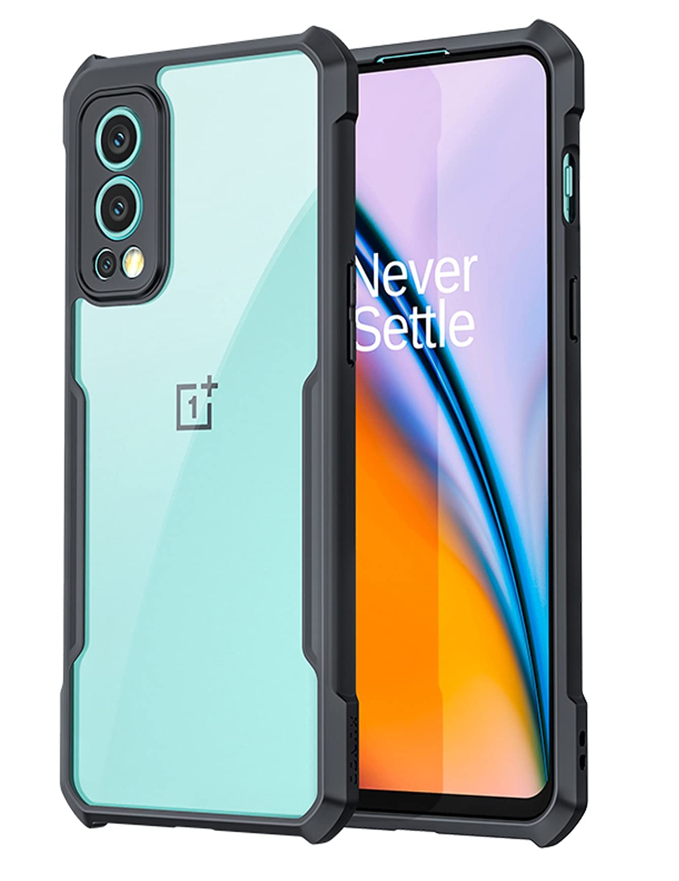 Winble Back Cover case for OnePlus Nord 2 5G (Silicone_Transparent)