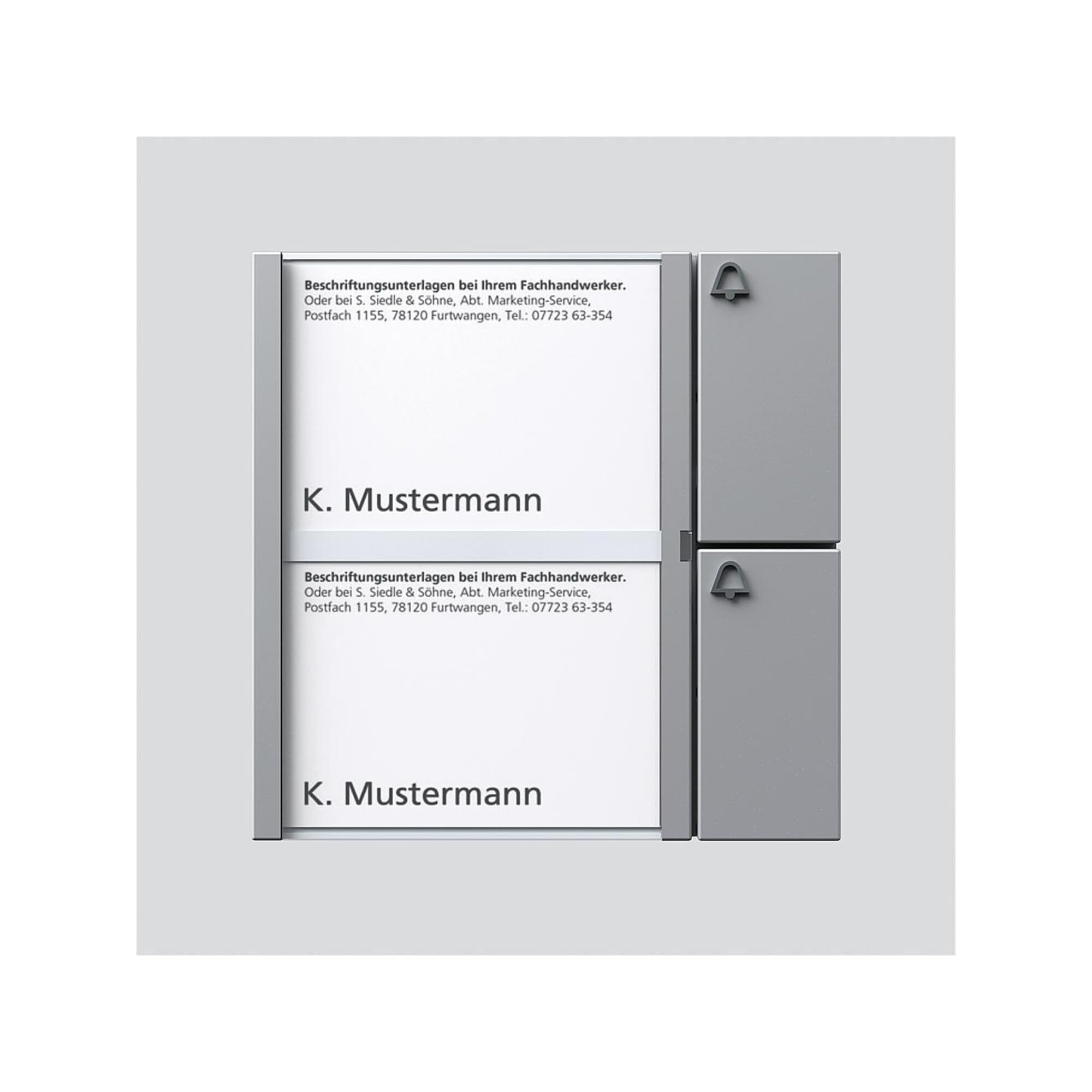 Module 2 boutons Siedle reparez votre interphone en panne TM 612-2 SM