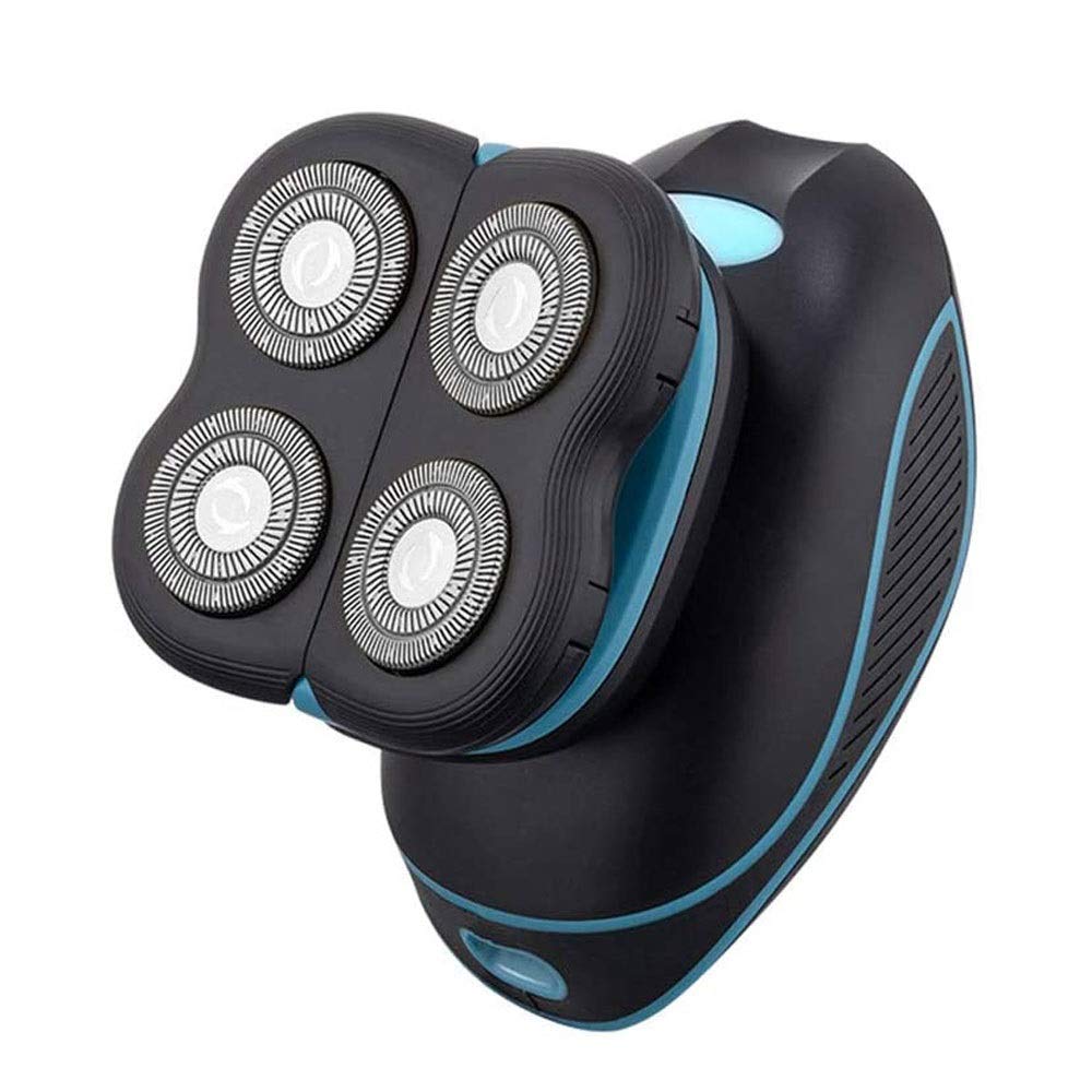 Rasoio elettrico da uomo 5 in 1, rasoio elettrico galleggiante impermeabile 5D a ricarica rapida, rasoio elettrico galleggiante per peli del naso e spazzola per la pulizia del viso