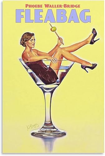 SIPMAN Fleabag 2016-19 - Póster de decoración para el hogar póster estético de pared sin marco 12 x 18 pulgadas 118 x 177in