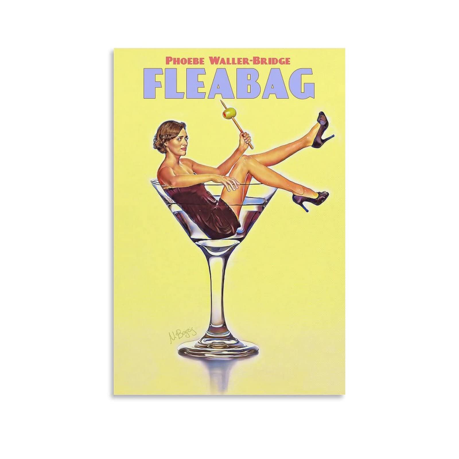 SIPMAN Fleabag (2016–19) Canvas Print Home Decorations Posters For Room Aesthetic Wall Art Poster Unframe 12x18inch(30x45cm)