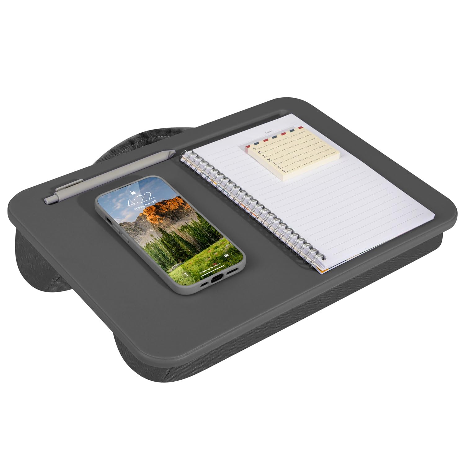 Amazon.com: LAPGEAR Compact Lap Desk – Charcoal, Fits 14