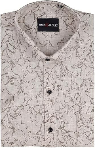 Men's Half Sleeve Linen Shirt