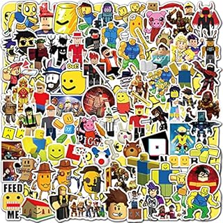 DANGAO Roblo_x Stickers 100pcs Cool Video Game Stickers Vinyl Waterproof Stickers for Kids Teens Adults Laptop Water Bottles Skateboard Birthday Party Supplies