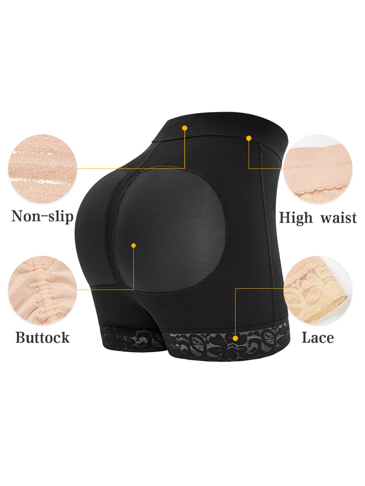 Faja Moldeadora Mujer Mujeres Shaper Body Butt Butt Lifter Butt Butt Hip Shapewear Briefs