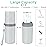 Mulbozy Travel Toothbrush Holder, Large Travel Toothbrush Cup Case, Portable Travel Toothbrush Toothpaste Makeup Storage for Business Trip Camping School - Gray