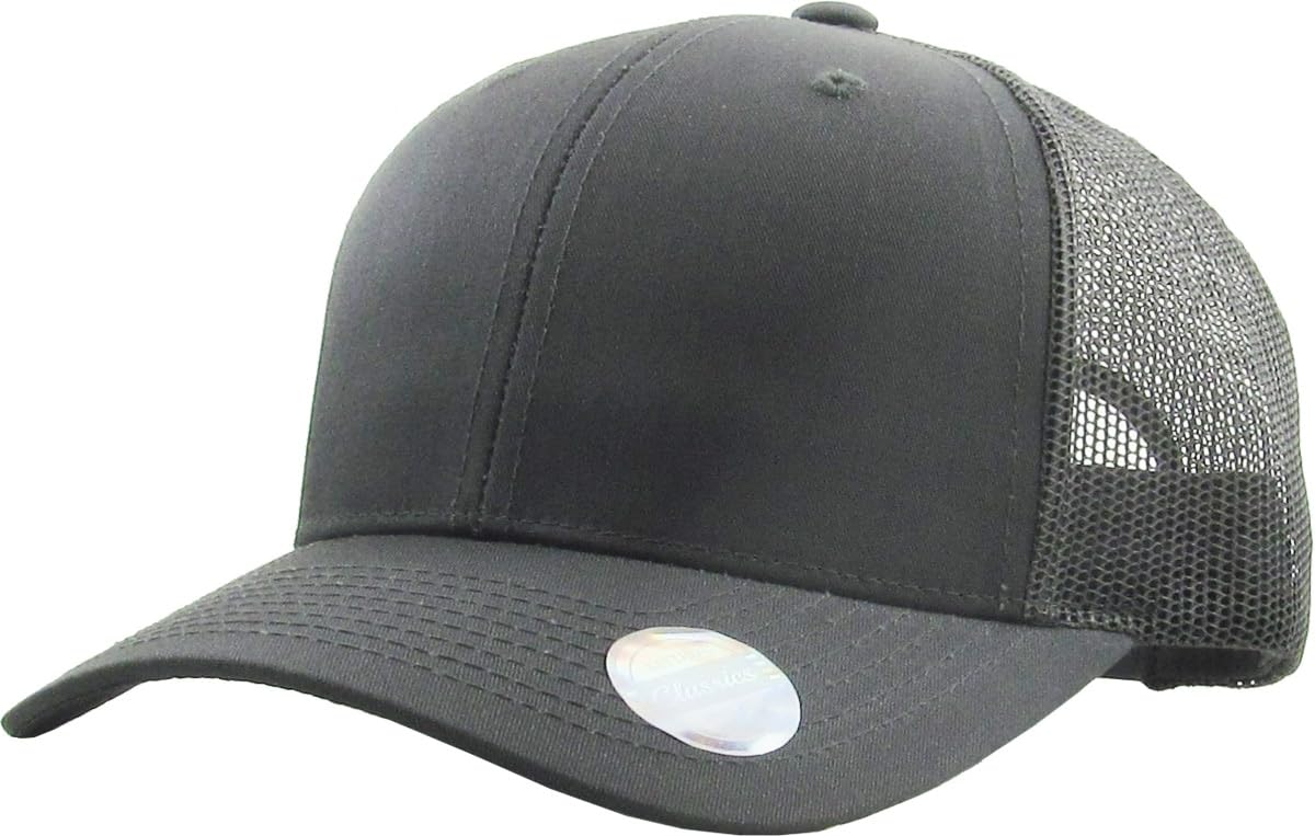 Classic 6 Panel Cotton Twill Mesh Trucker Cap Hat Adjustable Snapback Hat