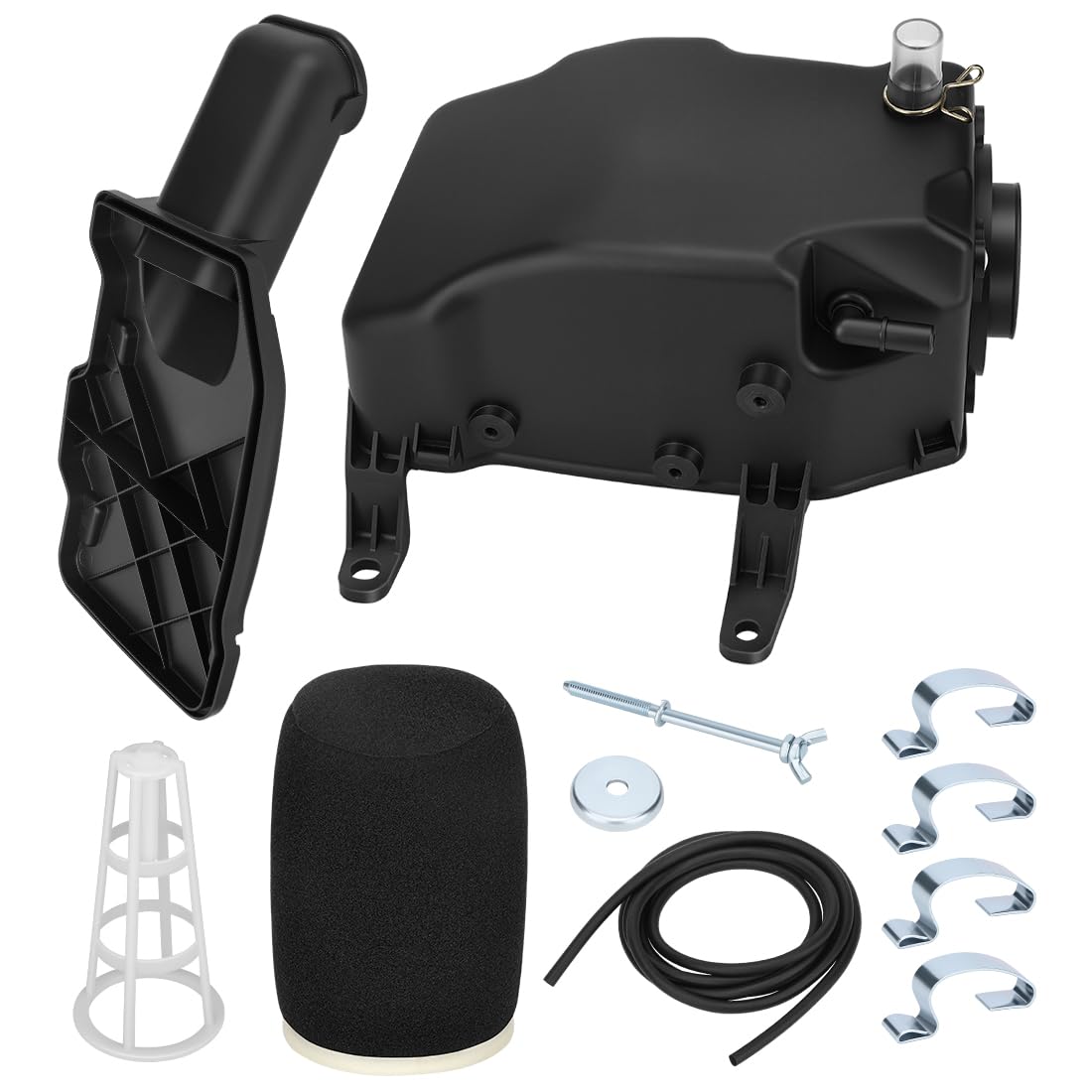 Kit completo de filtro de aire, caja del filtro de aire, tapa y soporte de rejilla apto para Yama-ha Raptor 700 700R YFM700 YFM700R 2006-2024
