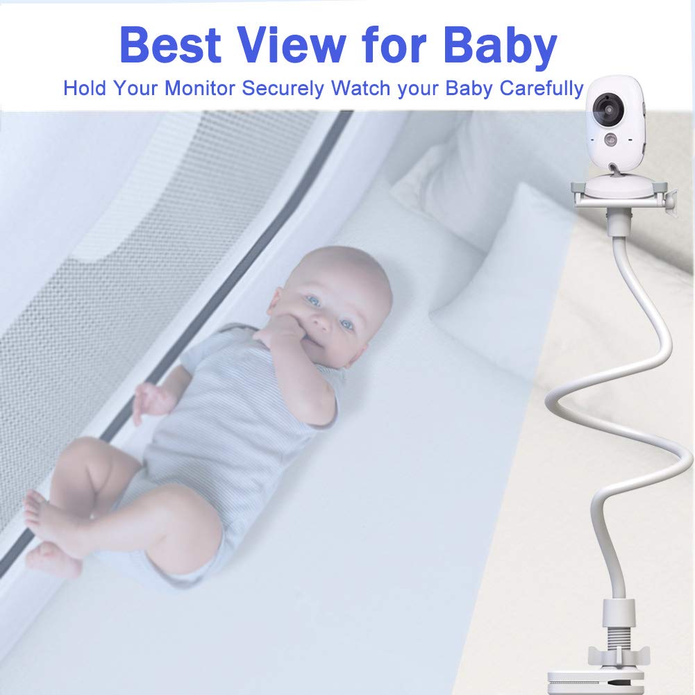 EYSAFT Baby Monitor Holder Universal Baby Camera Mount&Clamp Flexible