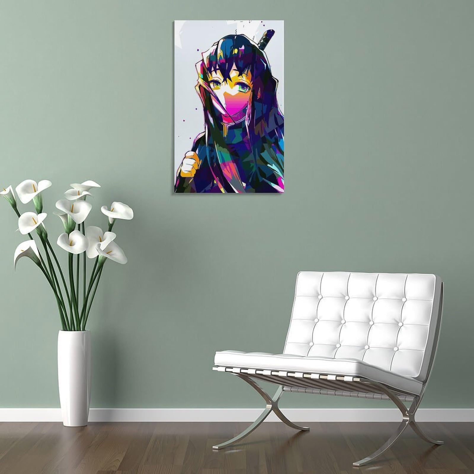 Cuadro Canvas Personalizado 35x50cm Muichiro Tokito | Meses sin interés