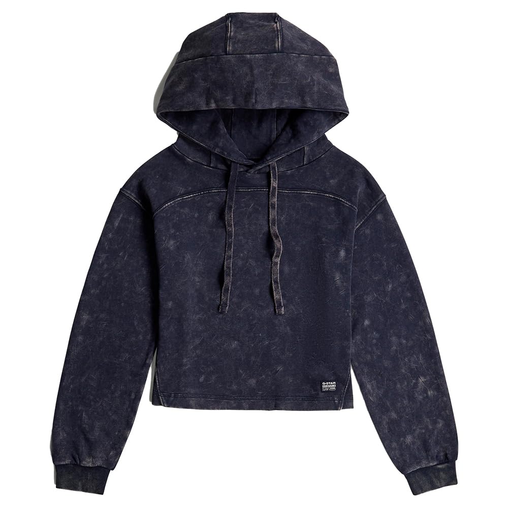 G-Star Overdyed Loose Hooded Sweatshirt Felpa con Cappuccio Donna