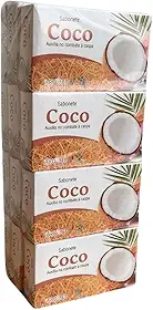 Kit 12 Unidades de Sabonete de Coco