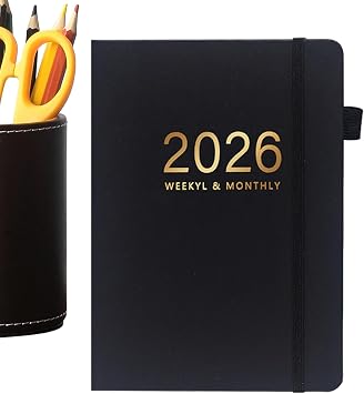 Journaling Notebook A5 Hardcover Calendar Notebook