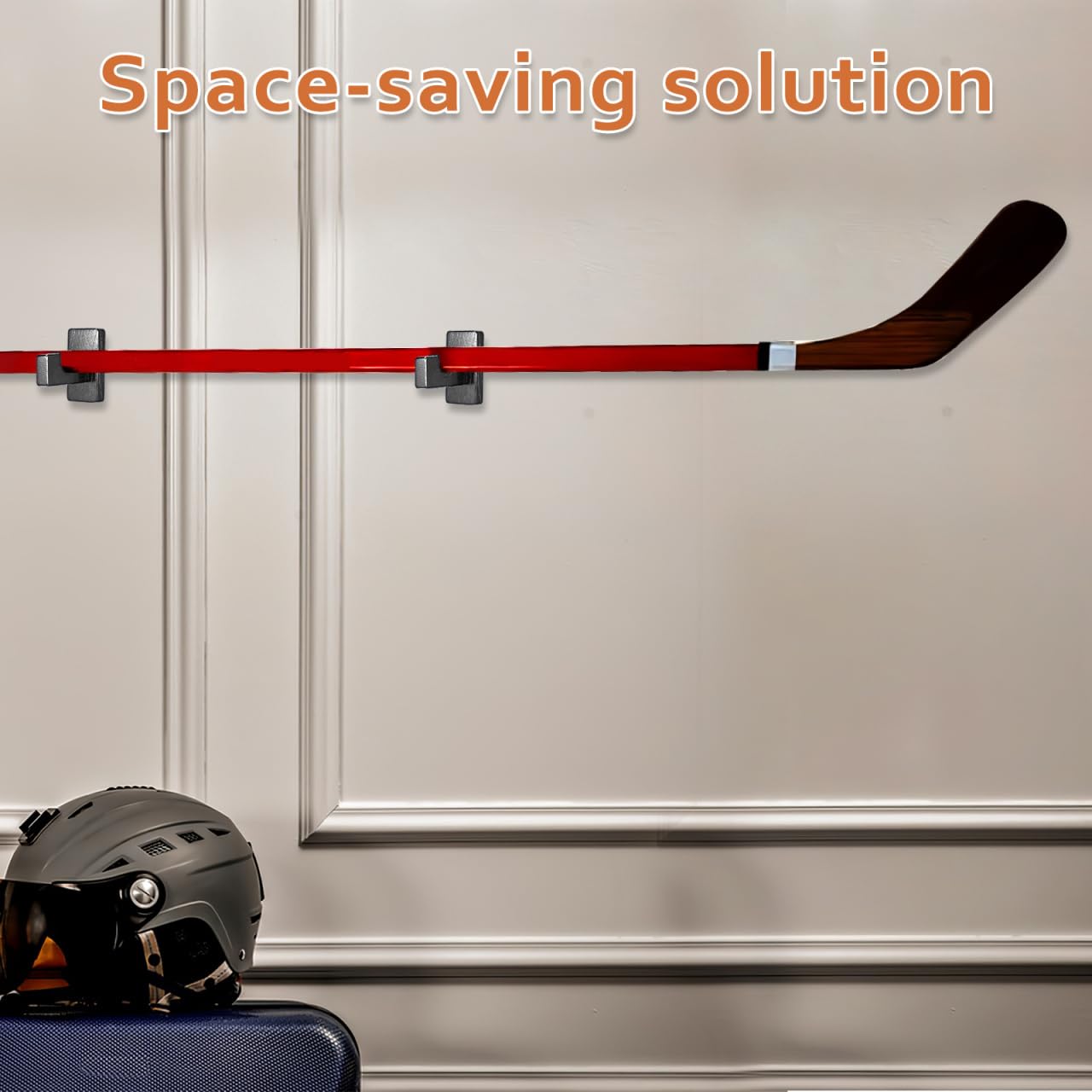 Eishockeyschlägerhalter Wandmontierter Hockeyschläger-Organizer Für Hockeyausrüstung Minimalistisches Design