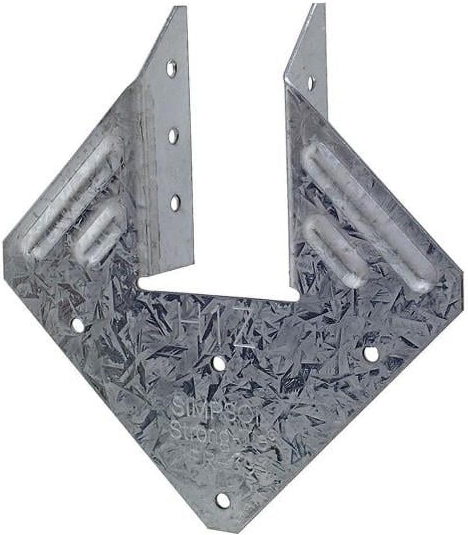 4 x 4 in. 18 Gauge Galvanized Steel Hurricane Tie