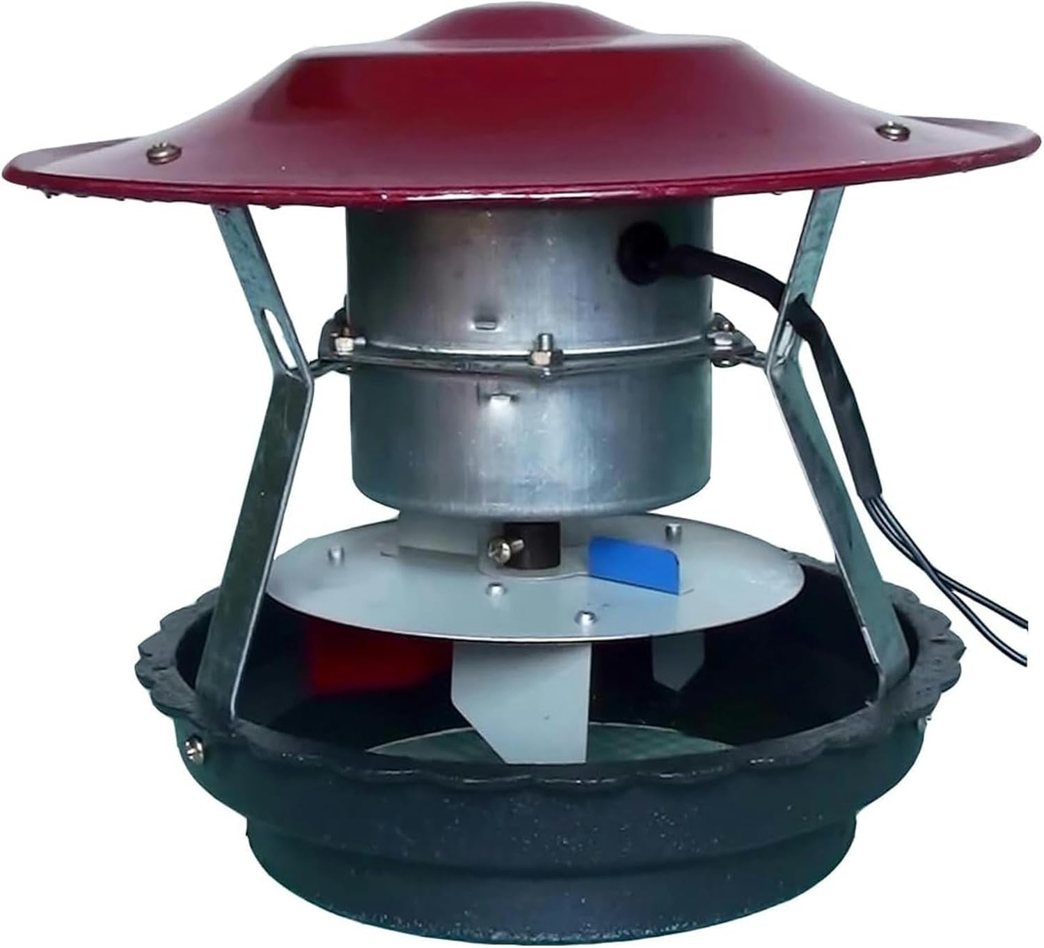 80W Chimney Fireplace Fan, Household Chimney Fan, Induced Draft Fan Kitchen Chimney Blower Fan Fireplace Exhaust Fan, Fireplace Exhaust Fan,A