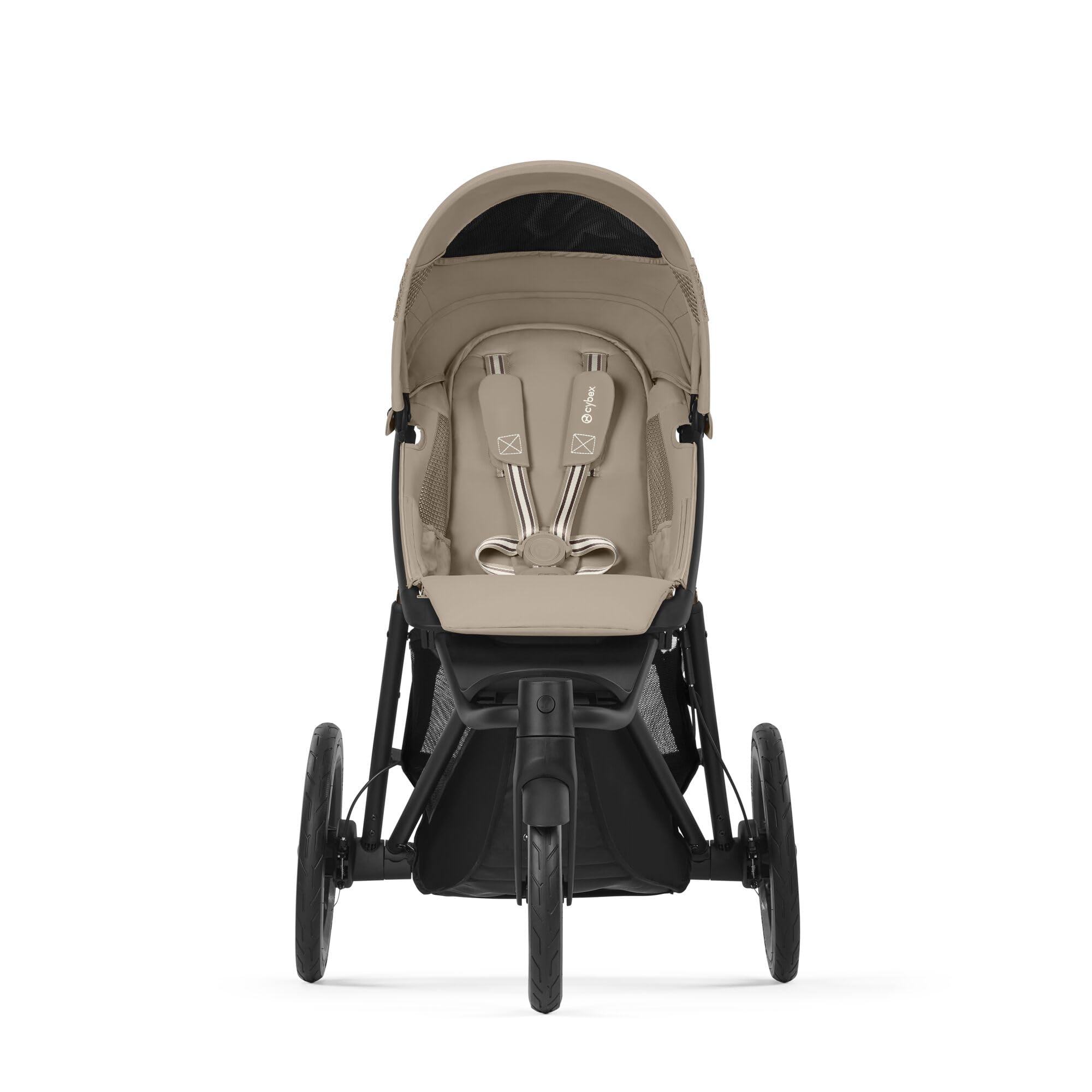 CYBEX Poussette AVI SPIN, De la naissance à environ 4 ans, Max. 111 cm et 22 kg, Poussette de ville et tout-terrain, Almond Beige